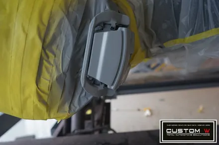 벤츠 GLE 350d 쿠페 블랙유광 휠도색, 레드 캘리퍼도색. / 용인 처인구