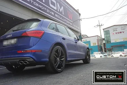 아우디 SQ5 21인치 블랙유광 휠도색. / 용인 처인구