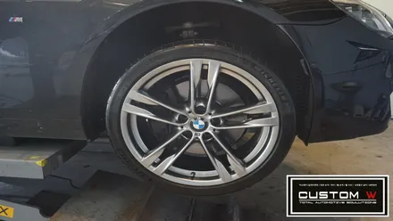 BMW 640d 블랙유광 휠도색, 고스트크롬 휠도색 2가지 컬러 휠도색 작업 함께 보기. / 용인 처인구