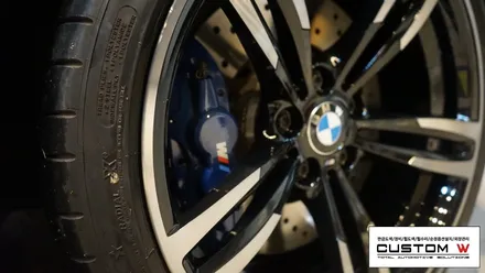 BMW M2 437M 블랙틴트 마감 다이아몬드컷팅 휠 휠수리. / 용인 처인구