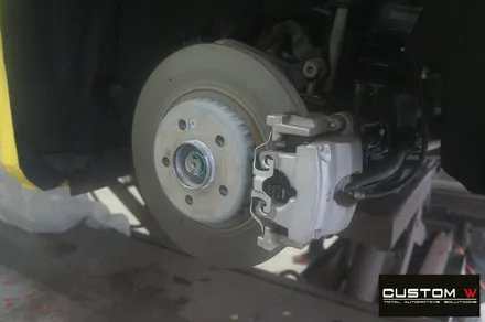 벤츠 C43 AMG 카브리올레 무광 블랙 휠도색 + 건메탈 그레이 컬러 캘리퍼 도색 / 용인 처인구