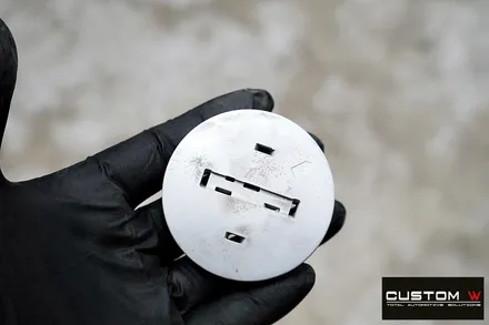 볼보 XC90 블랙유광 휠, 골드 캘리퍼 도색 / 용인 처인구