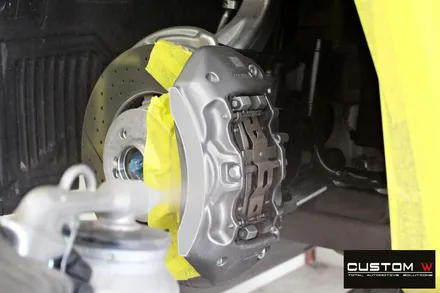 매일 입고 되는 벤츠 GT43 AMG 블랙유광 휠 도색, 카본 세라믹 골드 캘리퍼 도색 / 용인 처인구