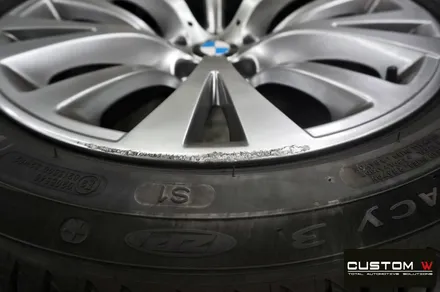 BMW 5GT 휠 상처 수리 후 고스트크롬 휠 도색 / 용인 처인구