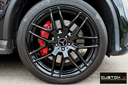 벤츠 GLE63 AMG 22인치 블랙유광 휠도색 / 용인 처인구