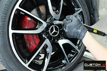 벤츠 GLC43 AMG 프론트 조수석 다이아몬드 컷팅 휠수리 / 용인 처인구