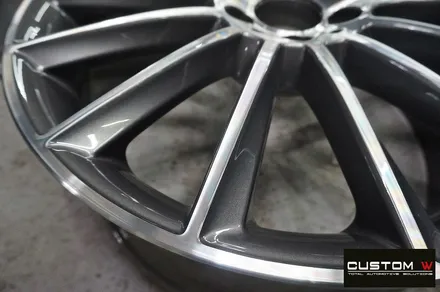 벤츠 C220d 마차휠 다이아몬드 컷팅 휠복원 / 용인 처인구