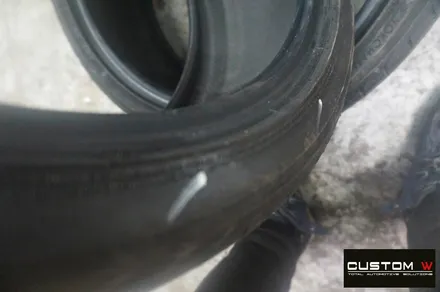 벤츠 E53 AMG 블랙실버 유광 투톤 휠도색 + 레드 캘리퍼 도색 / 용인 처인구