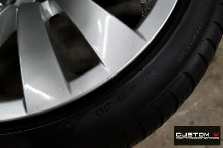 BMW 750Li 휠 상처 수리 후 고스트 크롬 휠도색 + 블랙 캘리퍼 도색 / 용인 처인구