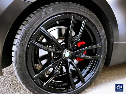 BMW M440i 휠수리 후 블랙유광 휠도색 / 용인 처인구