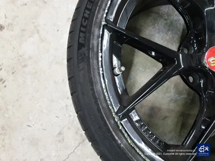 BMW 428i BBS FIR 휠수리 후 블랙유광 휠도색 / 용인 처인구