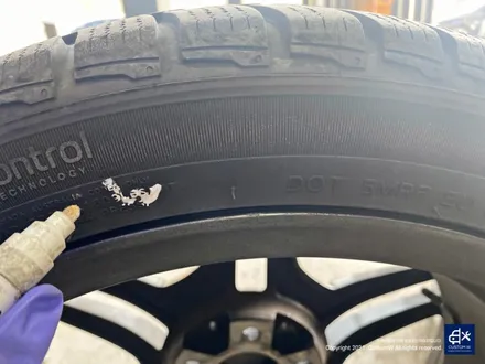 벤츠 W205 C200d 휠수리 후 블랙유광 휠도색 + 레드 캘리퍼 도색 / 용인 처인구