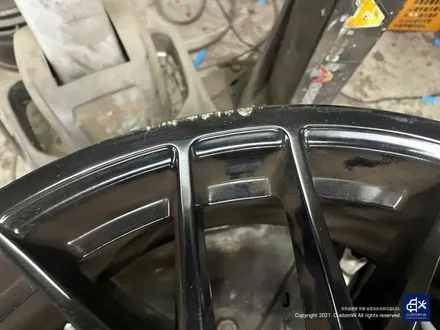 포르쉐 마칸 GTS 휠수리 후 젯블랙 휠도색 / 용인 처인구
