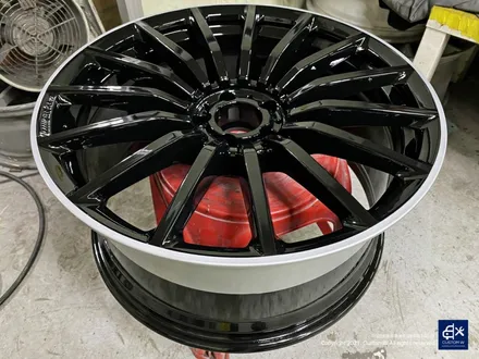 벤츠 GT43 AMG 블랙실버 투톤 유광 휠도색 / 용인 처인구