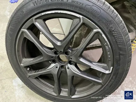 벤츠 GLE53 AMG 휠수리 후 건메탈 휠도색 / 용인 처인구