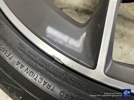 Mercedes-AMG E53 휠수리 후 블랙실버 투톤 휠도색 + 레드 캘리퍼 도색 / 용인 처인구