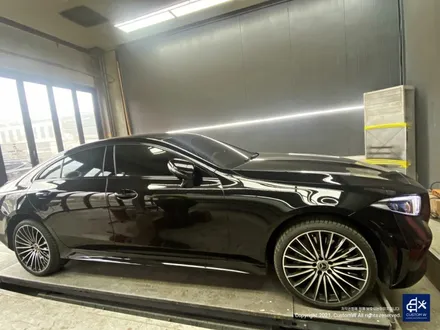 벤츠 CLS450 신형 20인치 마차휠 블랙 실버 투톤 유광 휠도색 + 옐로우 캘리퍼 도색 / 용인 처인구