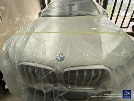 BMW X6 40i 신차 741M 블랙유광 휠도색 + 레드 캘리퍼 도색 / 용인 처인구