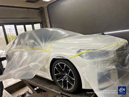 BMW 신형 G87 M2 930M 블랙유광 휠도색 + 레드 캘리퍼 도색 / 용인 처인구