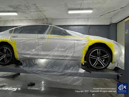 BMW 640D 703M 20인치 휠 상처 수리 후, 다이아몬드 컷팅 휠 복원 그리고 블루 캘리퍼 도색까지_! / 용인 처인구