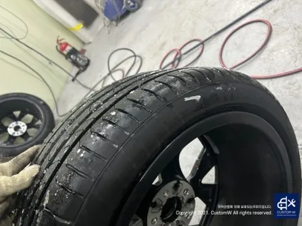BMW G24 420i 860M 19인치 유광 블랙 휠 도색 + 휠 커버 20개도 함께 도색. (feat. 휠 커버가 왜 이리 많은 건가..;;) / 용인 처인구