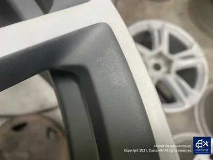 잘못된 휠 수리 도색 이력이 있는 벤츠 GT43 AMG 약품 박리 제거 후, 무광 투톤 휠도색 재작업 그리고 카본 세라믹 골드 캘리퍼 도색까지_! (feat. 고객분의 후기글) / 용인 처인구