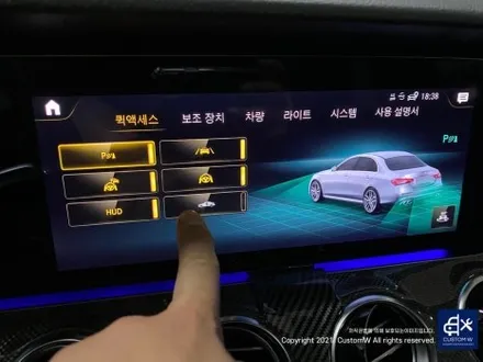 벤츠 E53 AMG 무광 블랙 실버 투톤 휠 도색 + 카본 세라믹 골드 캘리퍼 도색 / 용인 처인구