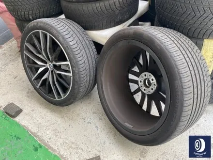 BMW G05 X5 M50i 742M 22인치 휠 상처 수리 후, 다이아몬드 커팅 휠 복원 / 용인 처인구