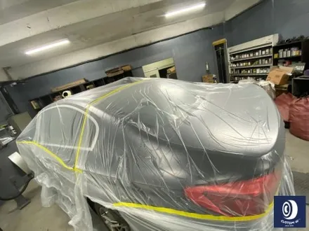 이건 부식 그 자체.. BMW G30 520D 캘리퍼 녹 제거 후, 블루 컬러 도색 + 블랙 유광 휠도색 / 용인 처인구