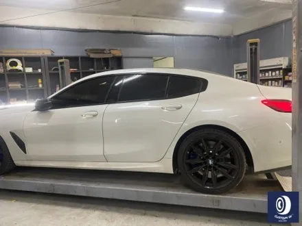 BMW M850I 휠 상처 수리 후, 블랙 유광 휠 복원 도색 / 재방문 / 용인 처인구