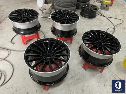 벤츠 GT43 AMG 유광 블랙 + 실버 투톤 휠도색 / 용인 처인구