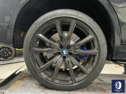 BMW G07 X7 M60i 755M 22인치 휠 상처 수리 후, 제트 블랙 (검정 유광) 복원 휠도색 / 용인 처인구