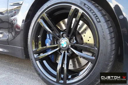 BMW M3,M4 437M 휠 상처 수리 후, 블랙 유광 휠도색. / 용인 처인구