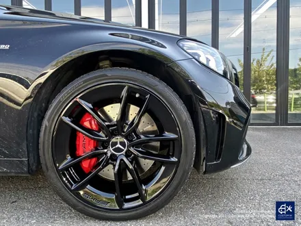벤츠 C43 AMG 블랙유광 휠도색 + 레드 캘리퍼 도색 / 용인 처인구
