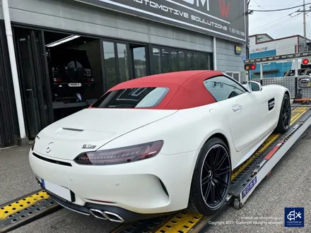 벤츠 AMG GTC 로드스터 블랙 실버 무광 투톤 휠도색 / 용인 처인구