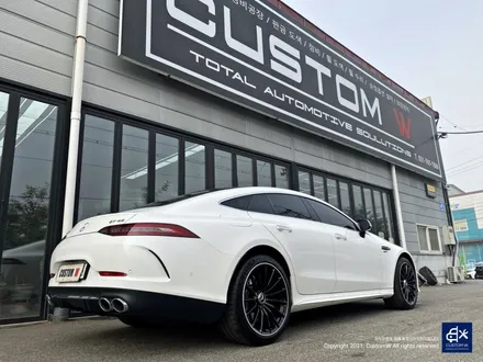 벤츠 GT43 AMG 휠수리 후 블랙실버 투톤 유광 휠도색 / 용인 처인구