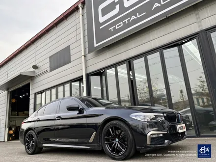 BMW G30 520d 휠수리 후 블랙유광 휠도색 / 용인 처인구
