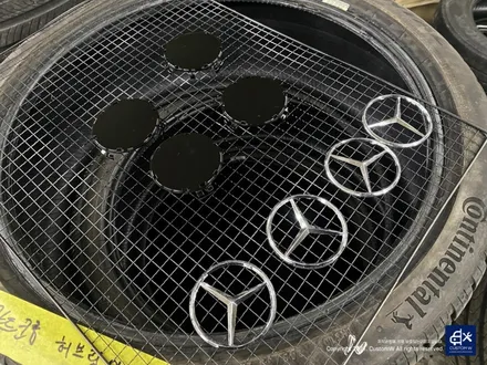 벤츠 CLS300d  블랙 실버 투톤 유광 휠도색 + 레드 캘리퍼 도색 / 용인 처인구
