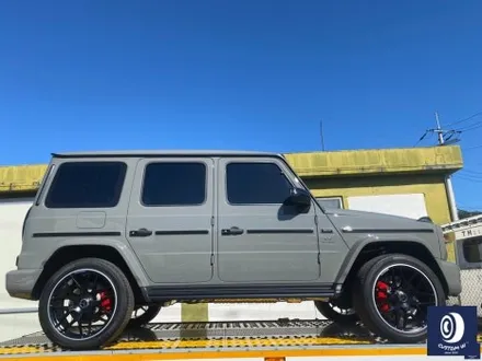 신차 출고 후 곧바로 입고_!  유니크한 멋진 바디 컬러_!! 벤츠 G 바겐 G63 AMG 22인치 투톤 무광 휠도색 작업으로 완성체로 만들었어요 : - ) / 용인 처인구