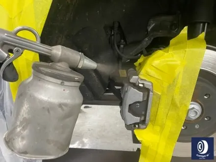 아우디 A7 55TFSI e 20인치 다이아몬드 커팅 가공을 이용한 블랙 폴리시 휠 커스텀 +  부식 방지 블랙 컬러로 캘리퍼 도색 작업까지_! / 용인 처인구