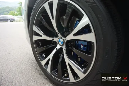 BMW 5GT 잘 못된 휠수리로 엉망이 된 휠 재작업. 다이아몬드 커팅 블랙 폴리시 휠로 재탄생 그리고  캘리퍼 도색까지.! / 용인 처인구