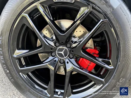 벤츠 GLE53 AMG 블랙유광 휠도색 + 레드 캘리퍼 도색 / 용인 처인구
