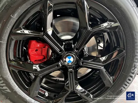 BMW X3 블랙유광 휠도색 + 레드 캘리퍼 도색 / 용인 처인구