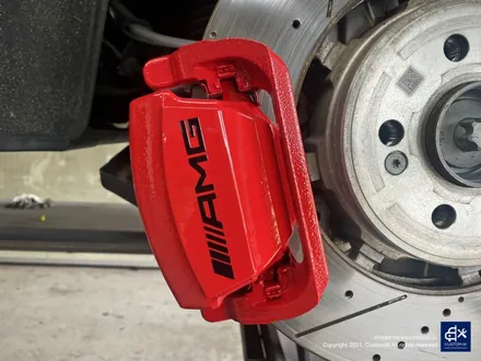 벤츠 GLE53 AMG 쿠페 블랙유광 휠도색 + 레드 캘리퍼 도색 / 용인 처인구