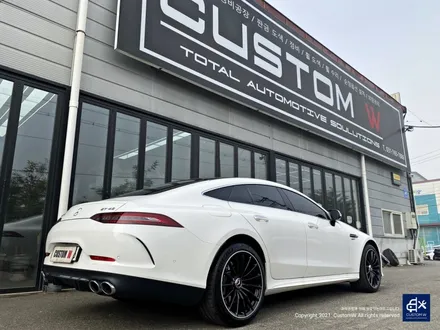 벤츠 GT43 AMG 휠수리 후 블랙실버 투톤 유광 휠도색 / 용인 처인구