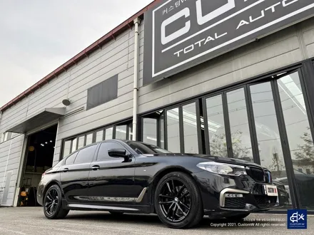 BMW G30 520d 휠수리 후 블랙유광 휠도색 / 용인 처인구