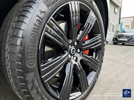 볼보 XC90 휠수리 후 블랙유광 휠도색 / 용인 처인구