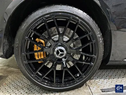 벤츠 C63 AMG 휠수리 후 블랙유광 휠도색 / 용인 처인구