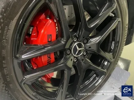 벤츠 GLE53 AMG 블랙 유광 휠도색 그리고 레드 캘리퍼 도색까지_! 완벽한 컬러 밸런스_! / 용인 처인구