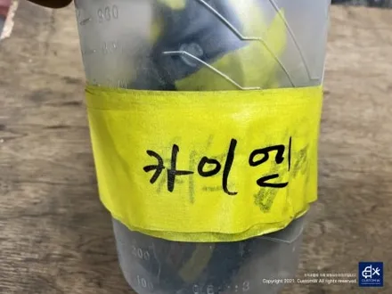 포르쉐 카이엔 블랙 유광 휠도색 + 레드 캘리퍼 도색 / 용인 처인구